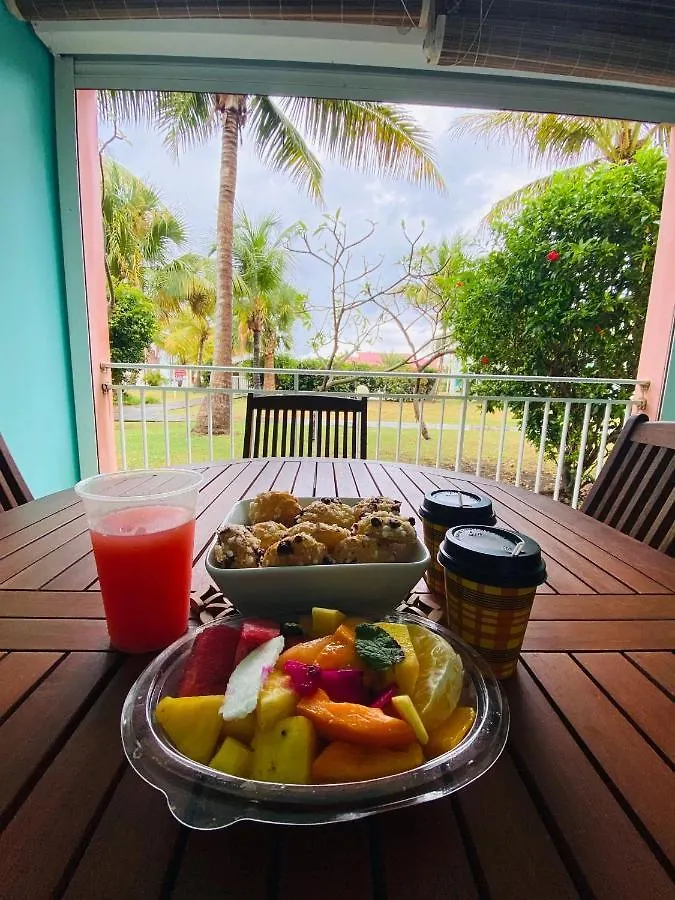 Joli T3 75M2 Bord De Mer Residence Crystal Beach Saint Francois Guadeloupe